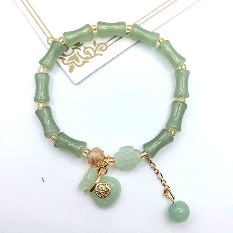 Style Chinese Imitation Aventurine Festival High Blessing Pendants