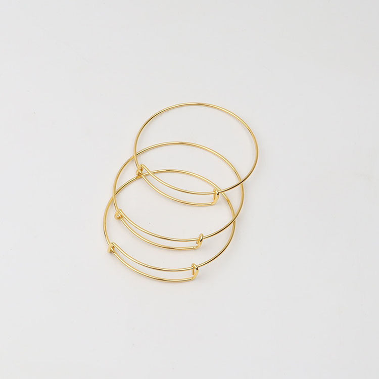 Movable Push Pull Quality Adjustable Steel Bracelet