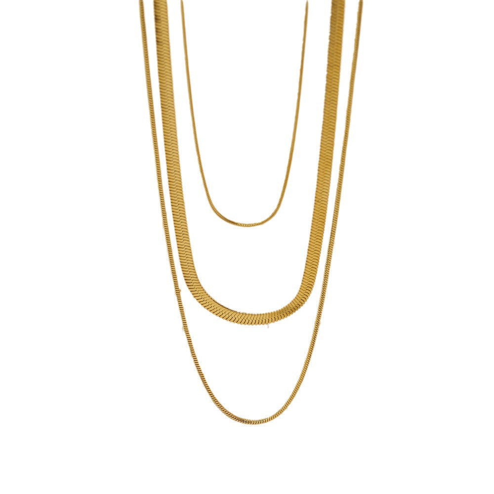 Titanium Steel Female Stylish Simple Versatile Necklace