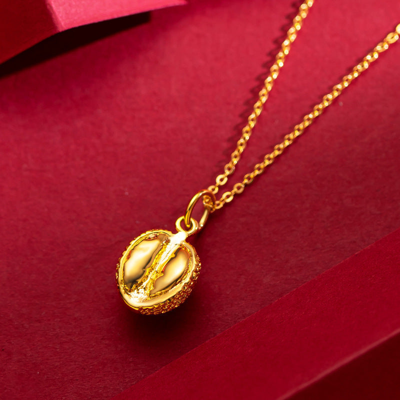 Placer Gold Rich Flower Live Stream Pendant