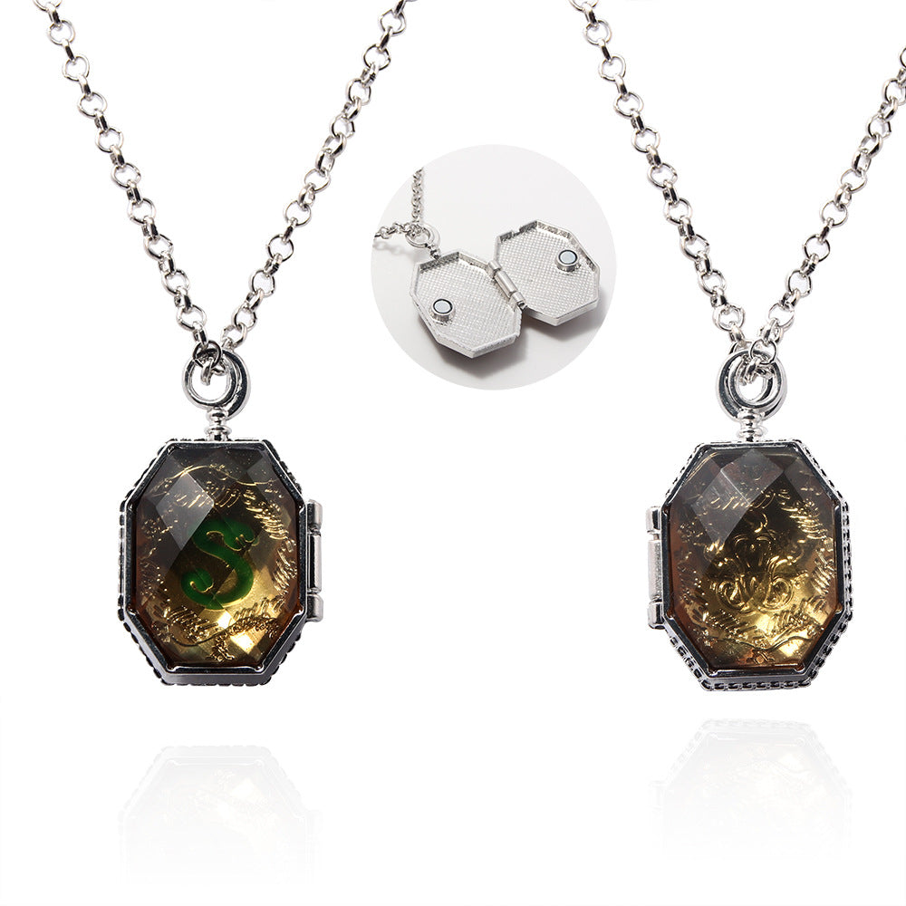 Owl Pharmacy Bottle Death Holy Device Necklaces
