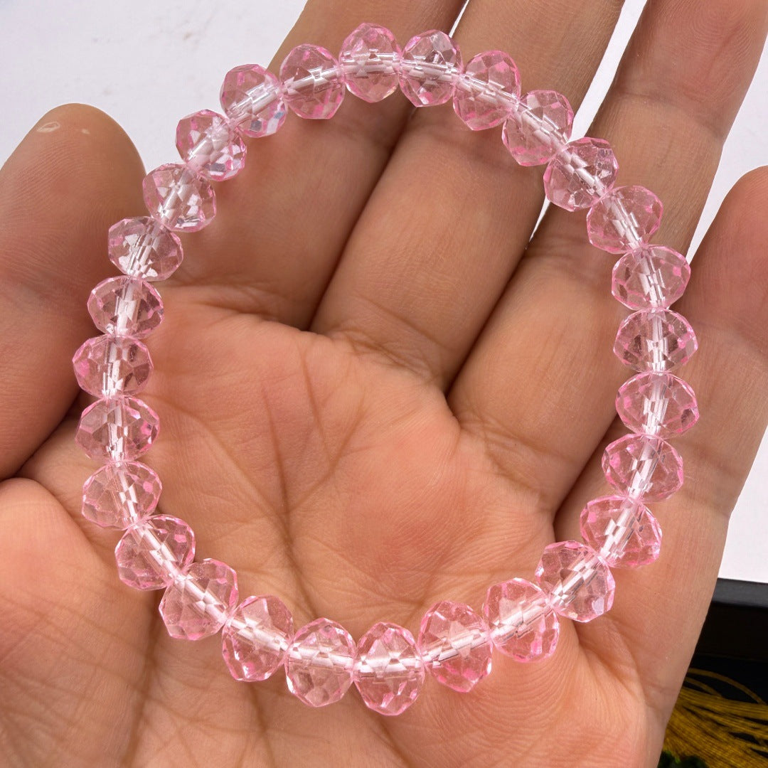 Women's Popular Diamond Crystal String Beads Multicolor Minimalism Fashion Bracelets