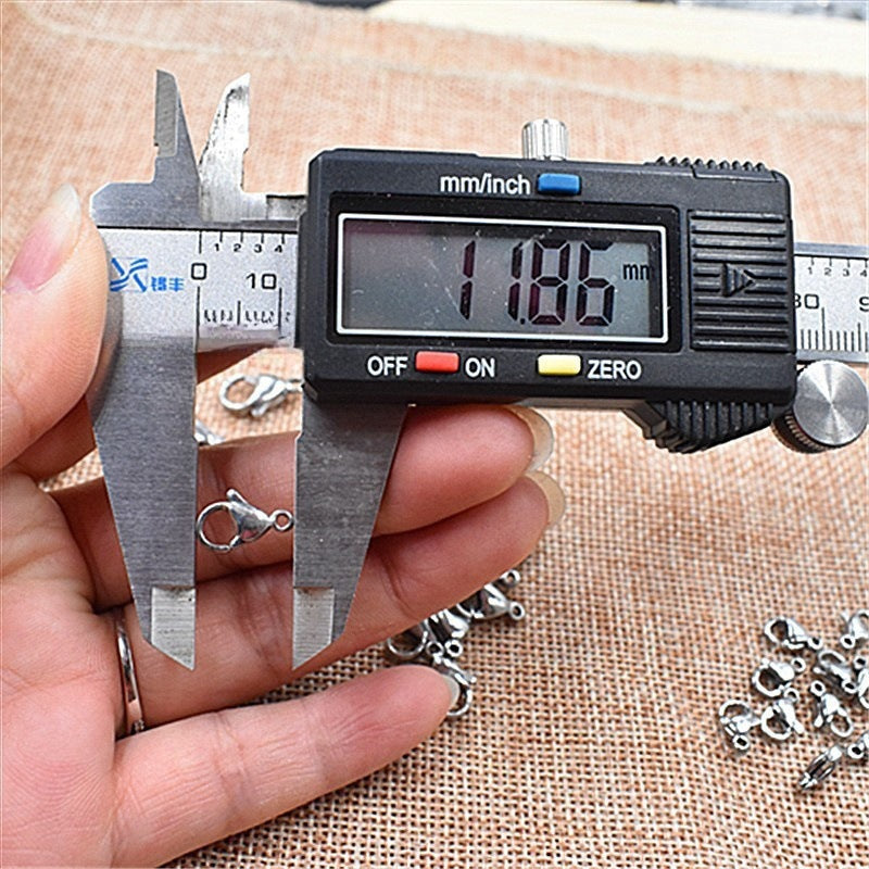 Connector Buckle Stainless Steel Flat Lobster Hook Pendant