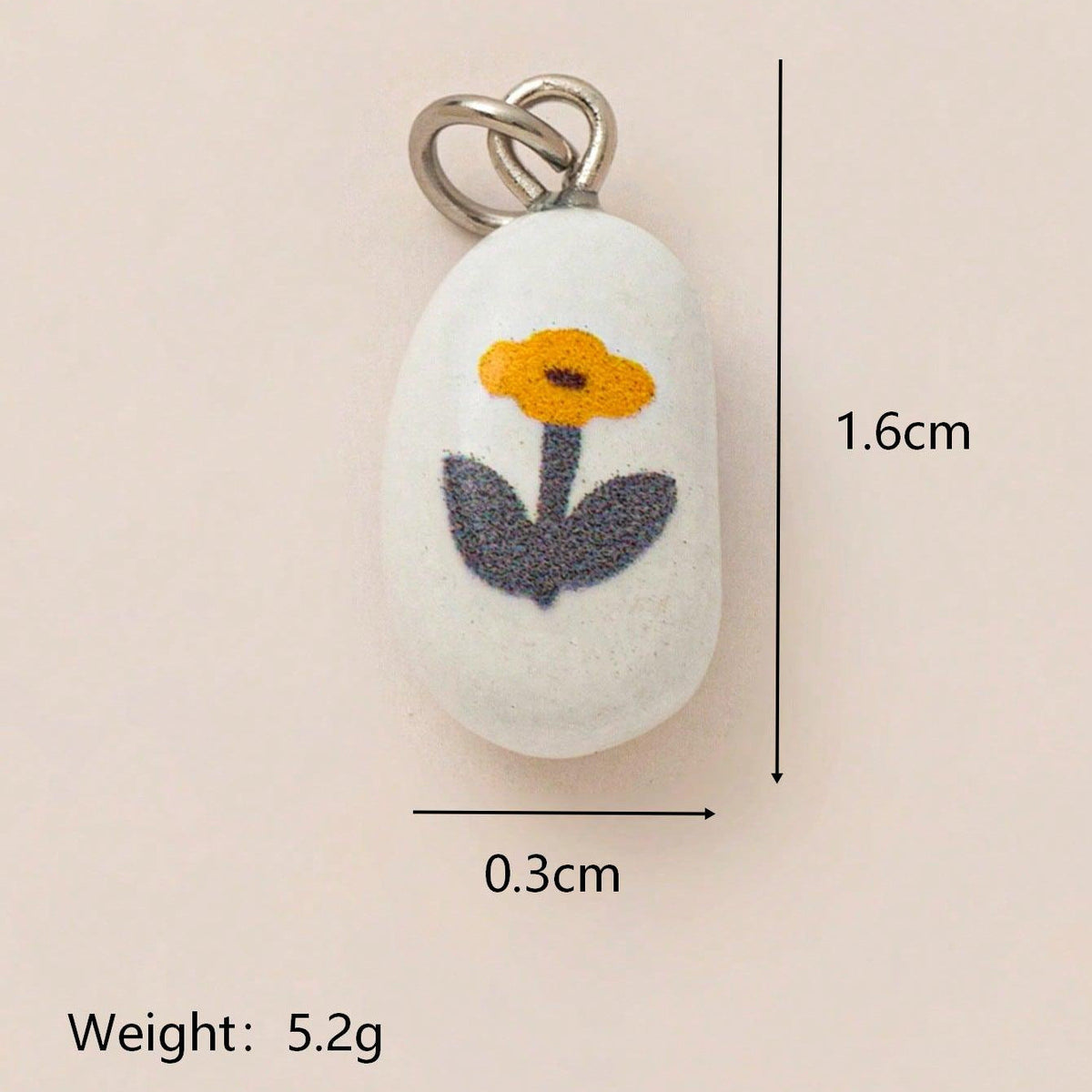 Penguin Flower Mushroom Duck Five-star Small Fish House Music Symbol Pendant