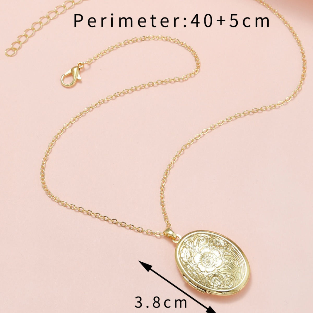 Oval Engraved Pattern Popular Can Be Necklaces