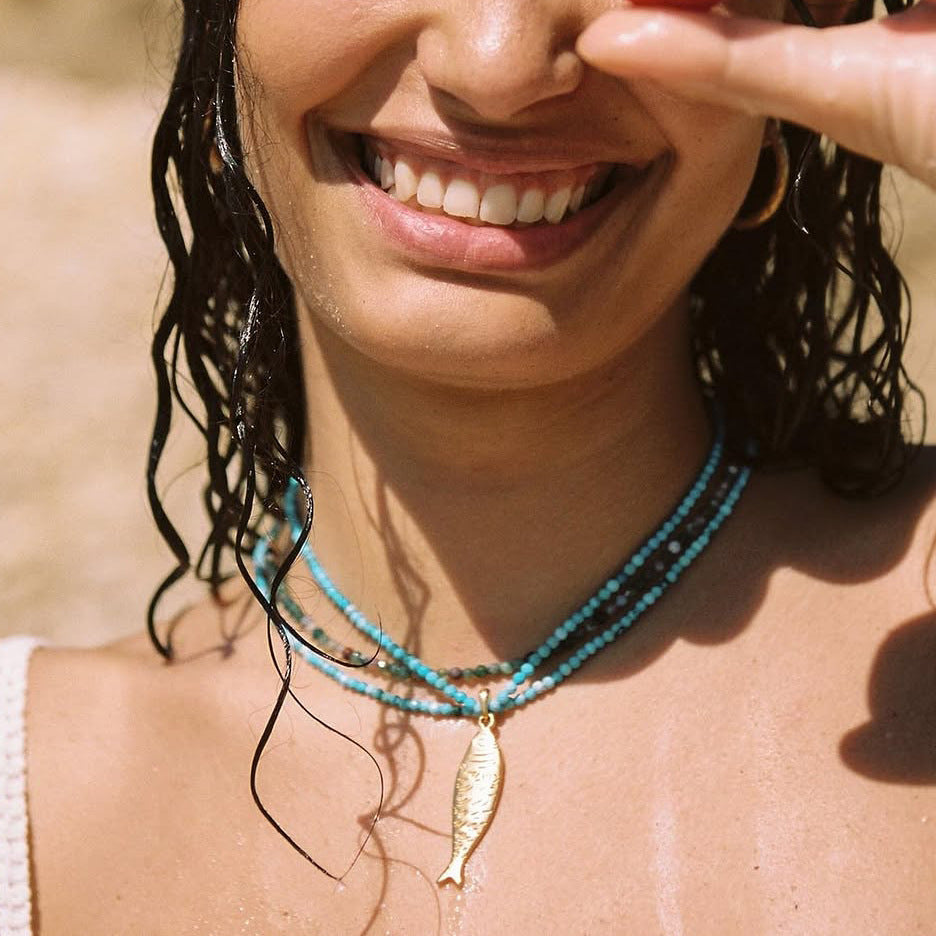 Titanium Steel Fish Light Luxury Minority Clavicle Chain Necklace
