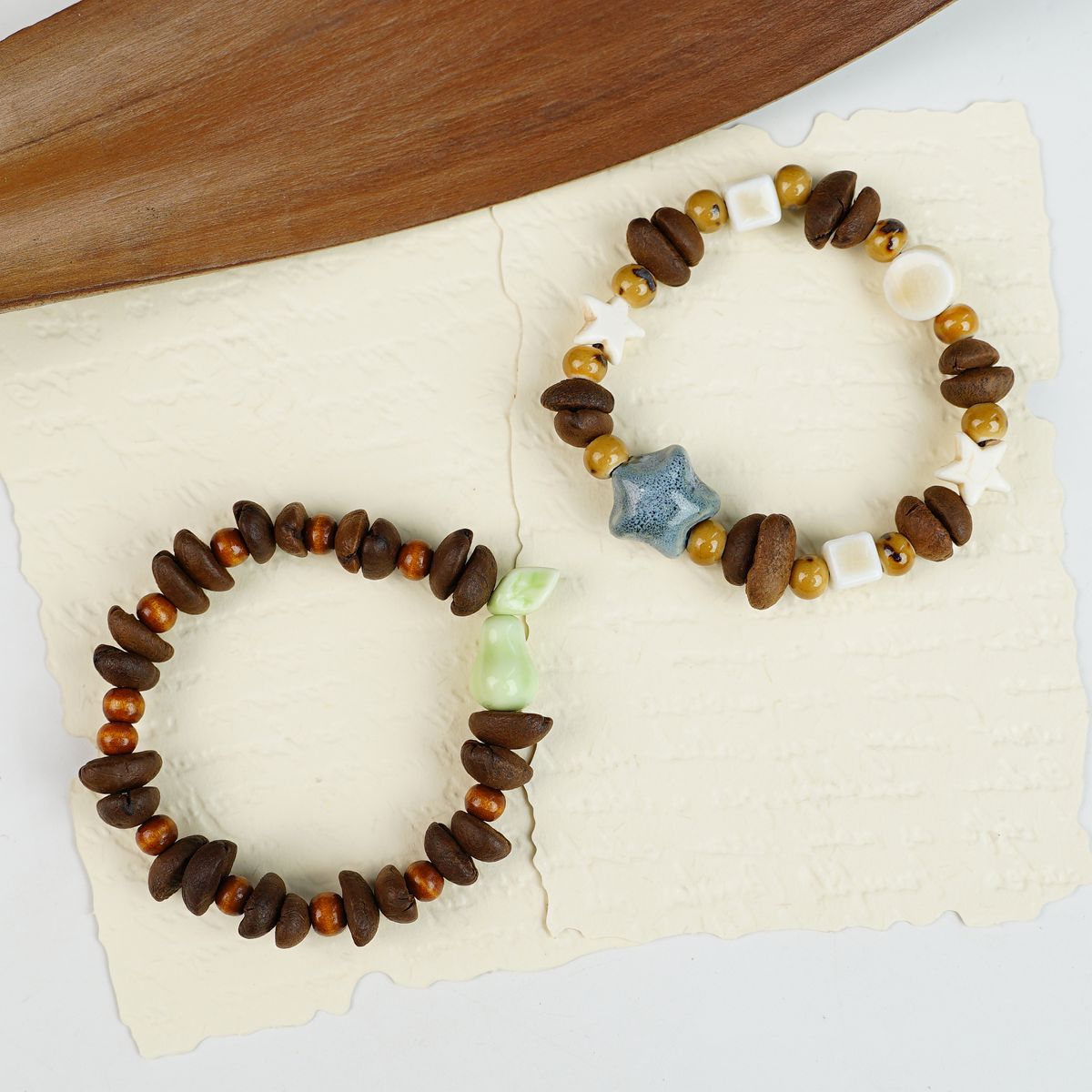 Women's Ceramic Coffee Beans Refreshing High-grade Chinese Bracelet