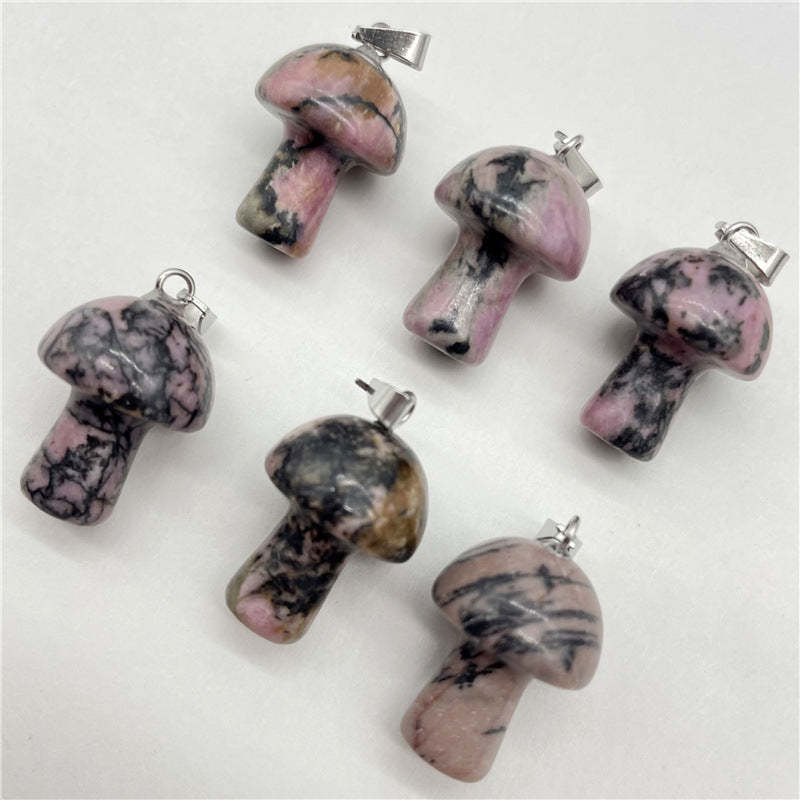 Fashion Natural Crystal Stone Mini Small Pendant