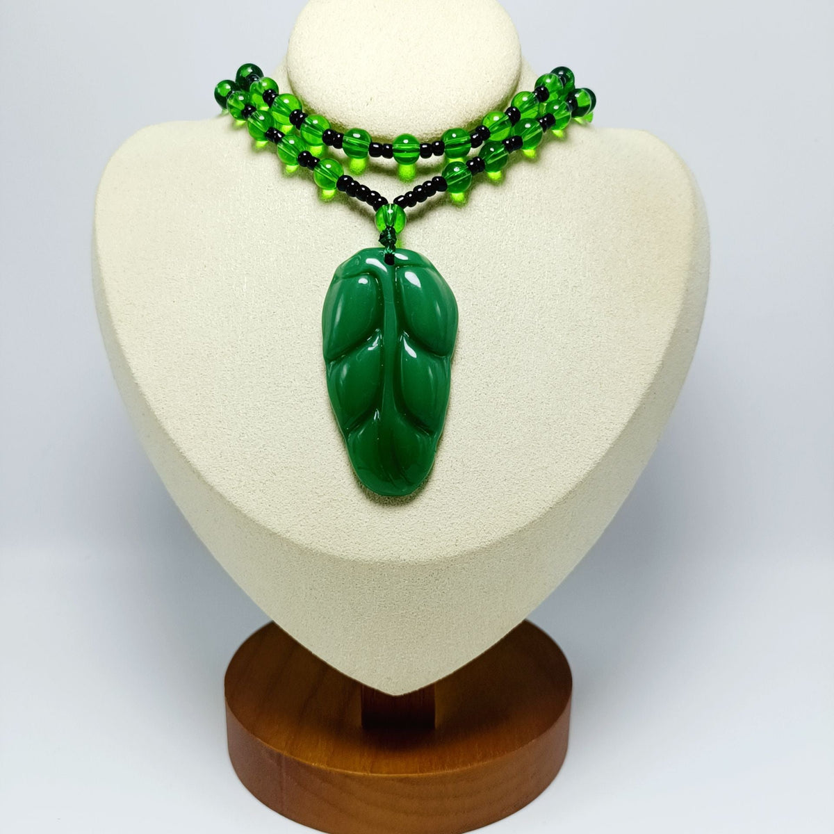 Jade Glass Dark Green Light Smooth Small Goldfish All Kinds Pendant