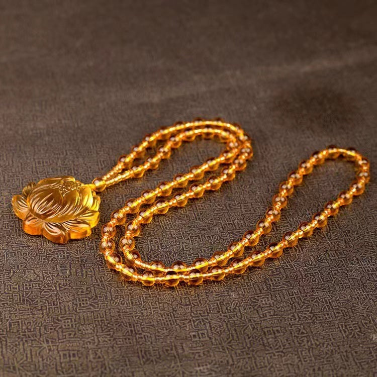 Women's & Men's Knot Ancient French Glaze Buddha Amitabha Pendants