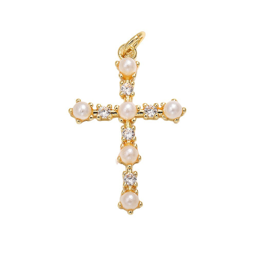 Retaining Micro Inlaid Zircon Clavicle Chain Pendants
