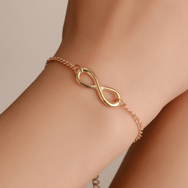 Versatile Trendy Simple Couple Personality Number Bracelet