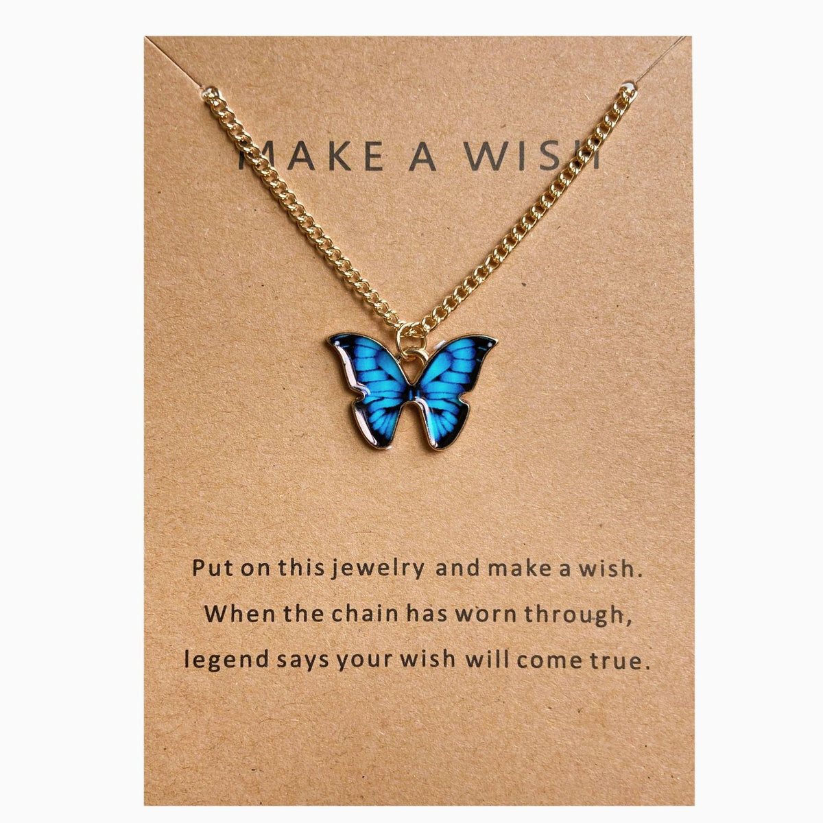 Bohemian Alloy Butterfly Design Clavicle Chain Necklaces