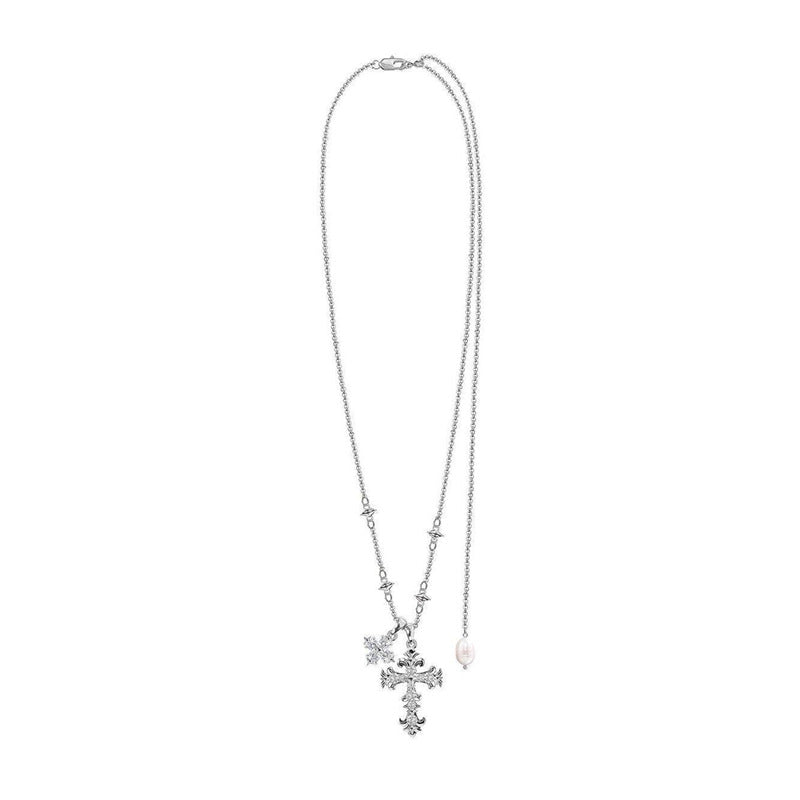 Holy Contract Series Cross Niche Long Necklace