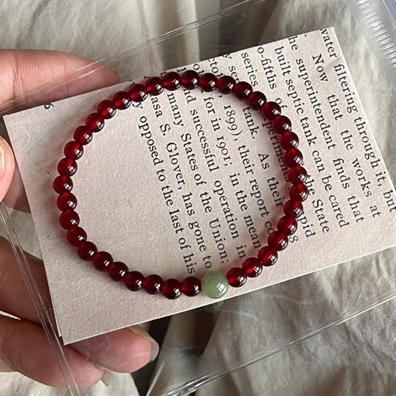 Women's Into Shan Cui Beaded Chinese High-grade Light Bracelet