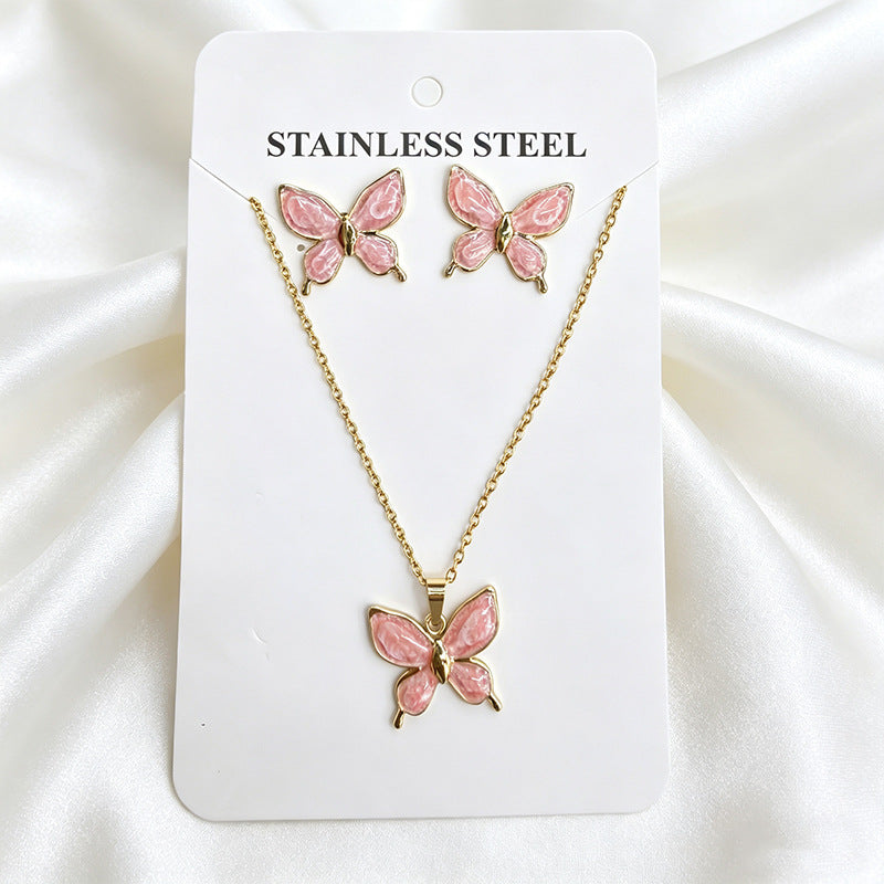 Stainless Steel Enamel Titanium Fashion Personality Necklaces