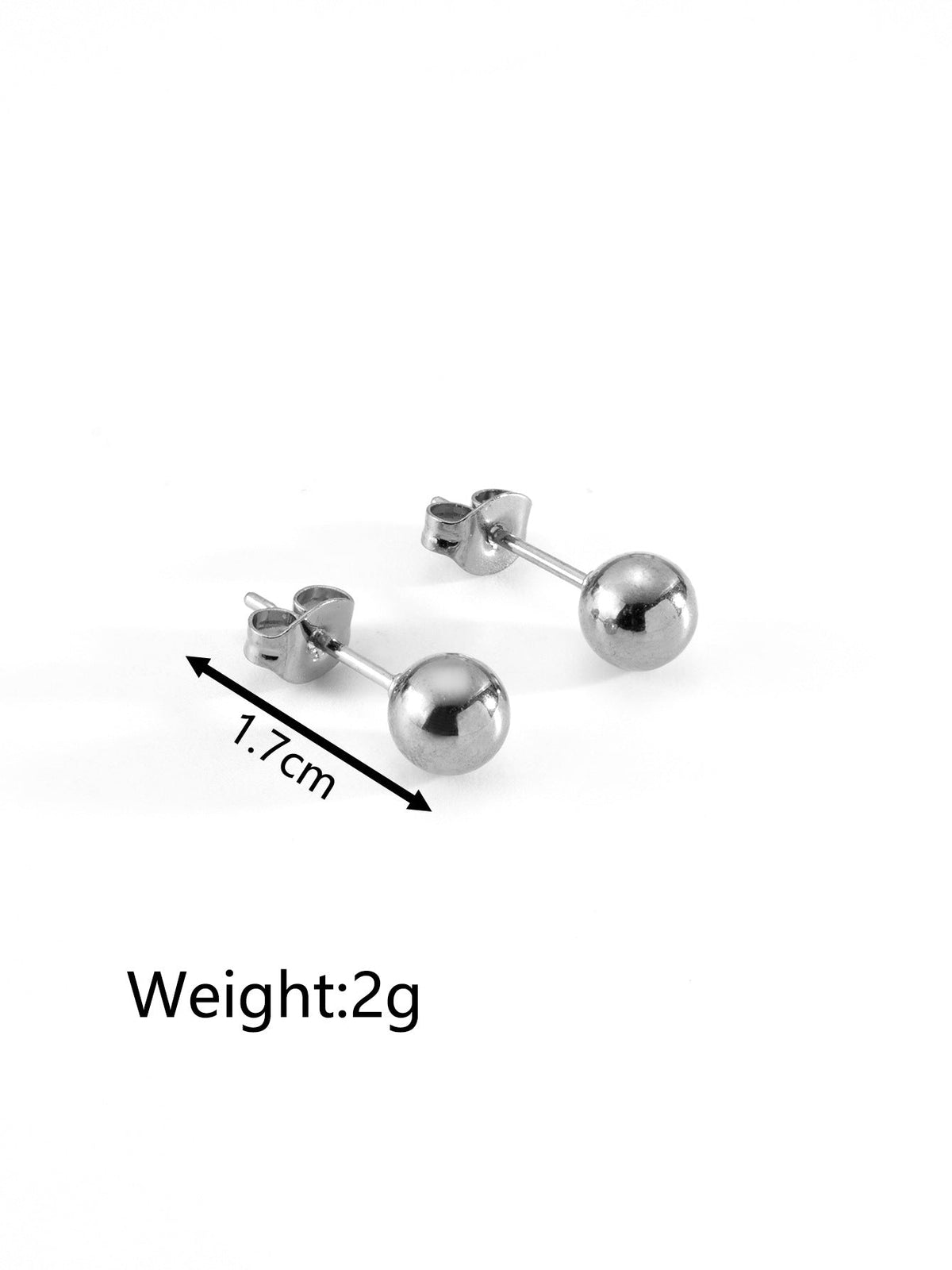 Women's Fashionable Simple Mini Gold-plated Stainless Steel Trending Stud Earrings
