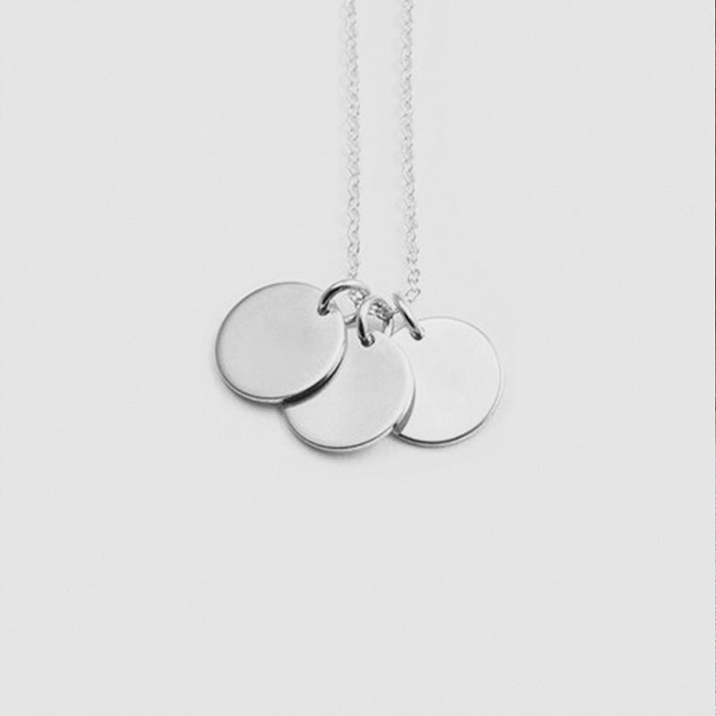 Innovative Attractive Personalized Stainless Steel Round Necklace