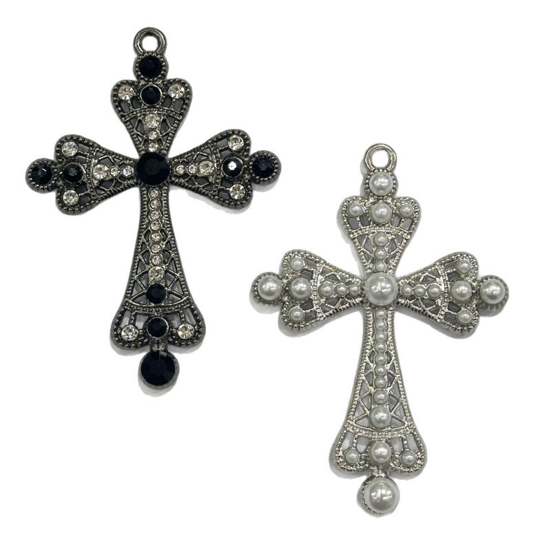 Cross Alloy Phone Case Beauty Material Handmade Suitcase Pendant