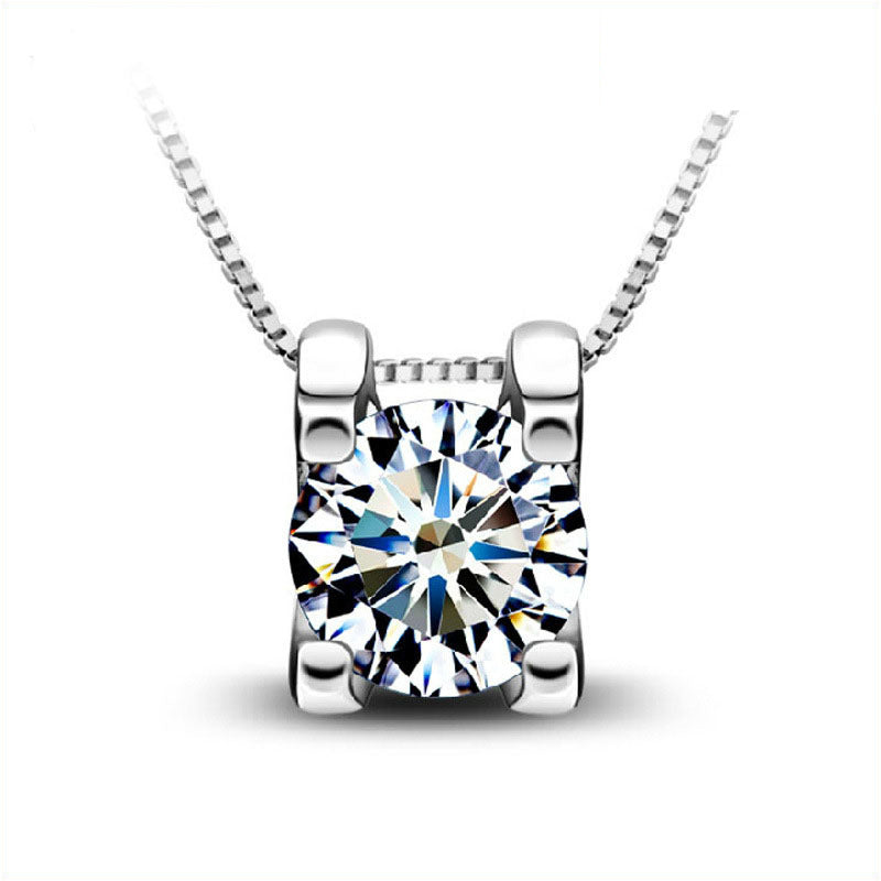 Sparking Zirconium Square Fashion Crystal Popular Pendant