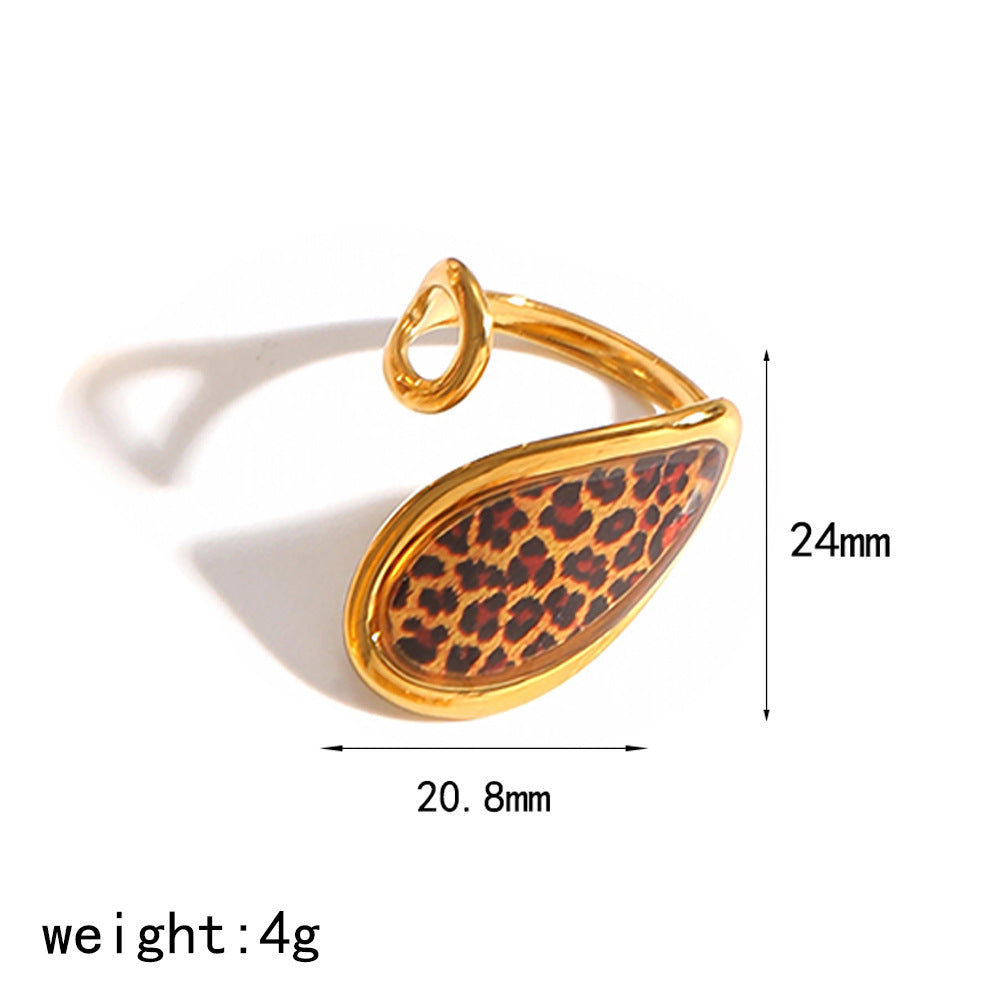 Elegant Resin Graceful Personality Style Amber Jewelry Set