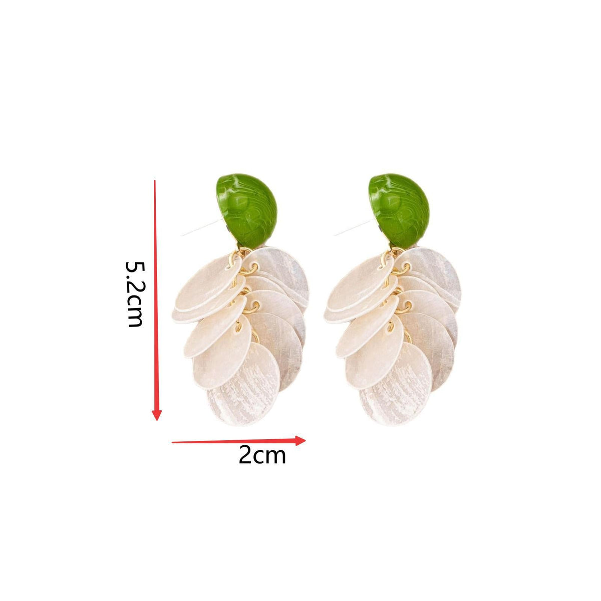 Fresh Shell Auricular Needle High Sense Design Mosquito Ear Clip