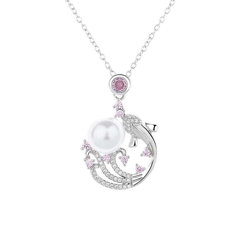 Koi Female Classical Temperament Micro Inlaid Zircon Chinese Pendant
