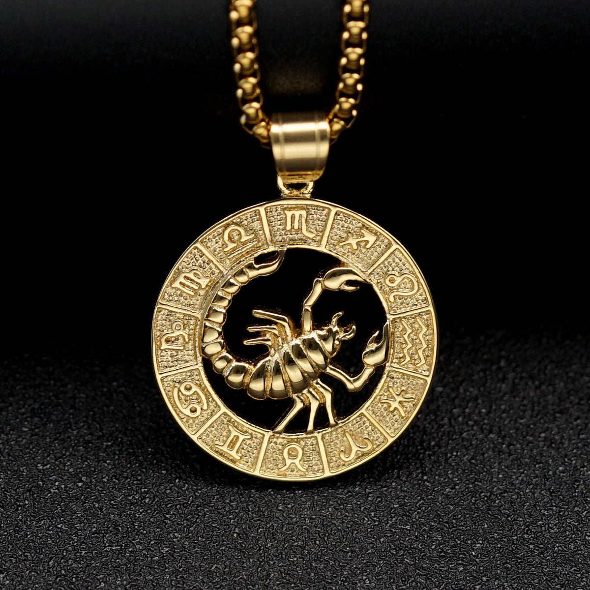 Trendy Retro Hollow Twee Constellation Personalized Pendant