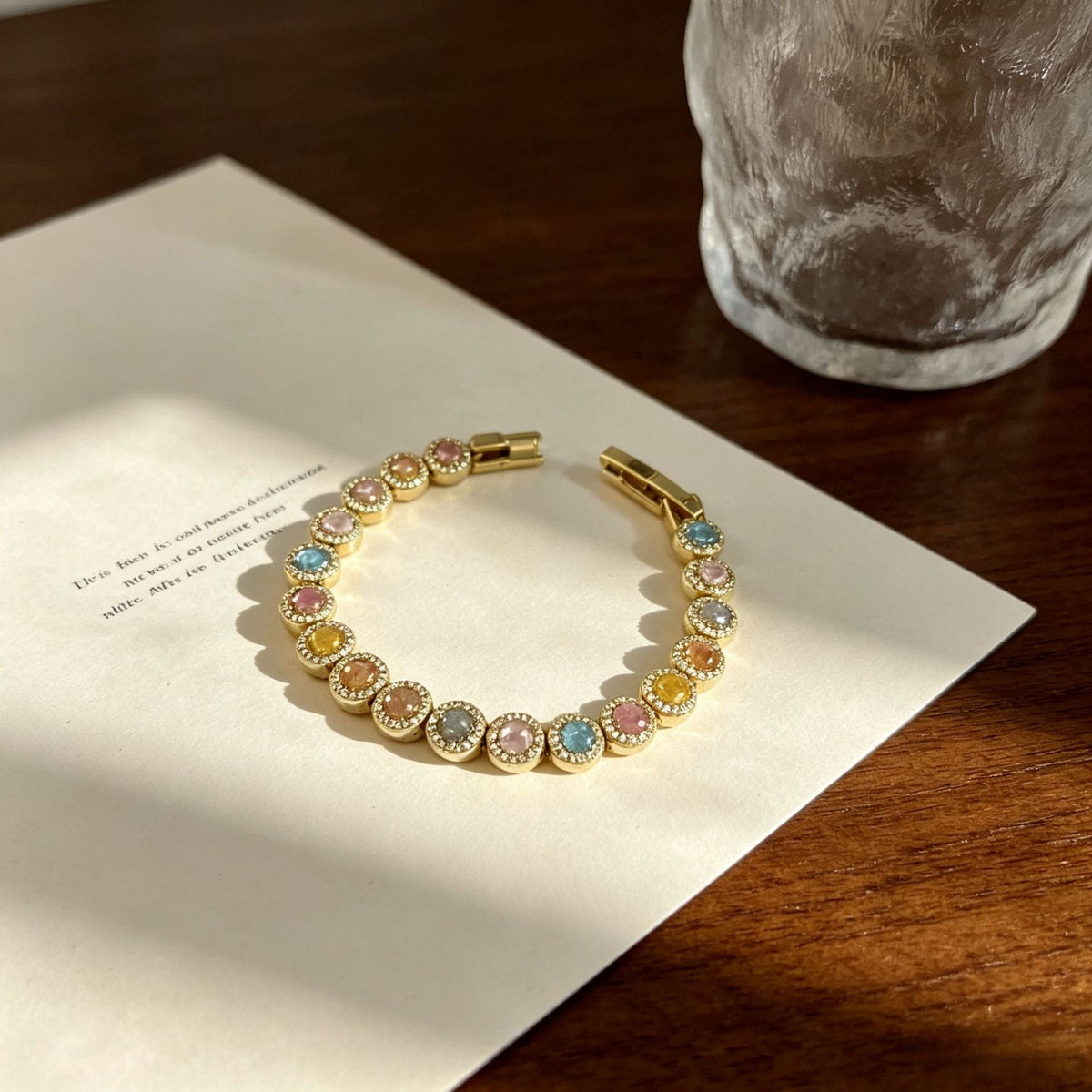 Women's Source Zircon Massive Style High Color Retention Dopamine Bracelet