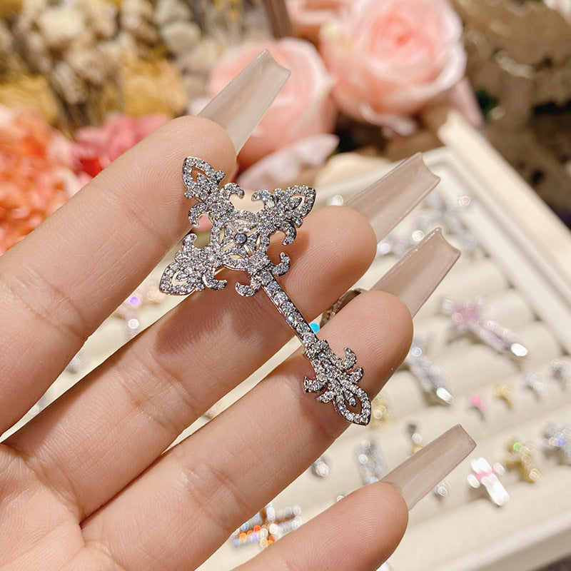 Full Diamond Cross Hip Hop Real Necklaces