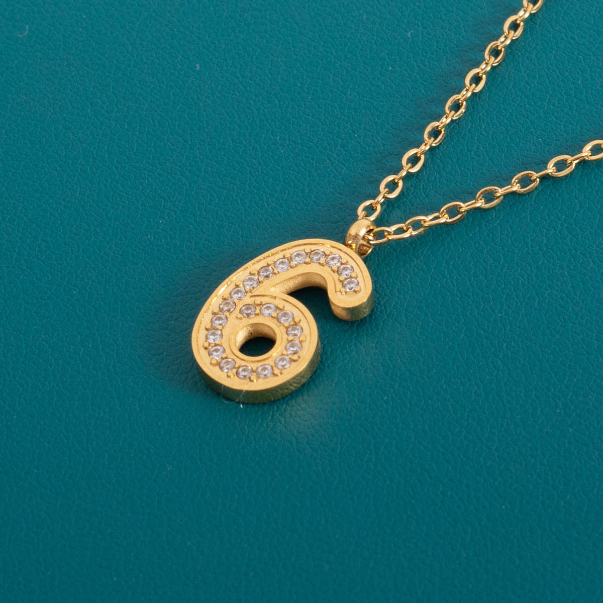 Stainless Steel Titanium Inlaid Zircon Fashion Necklaces