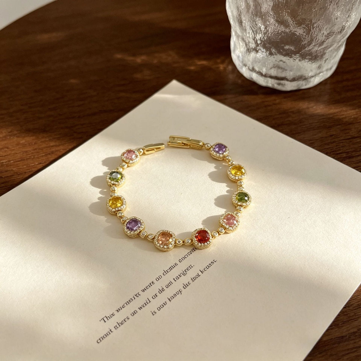 Women's Source Zircon Massive Style High Color Retention Dopamine Bracelet
