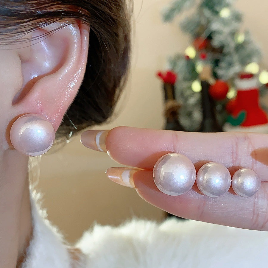 Women's Bread Pearl Ear Bone For Graceful Stud Earrings