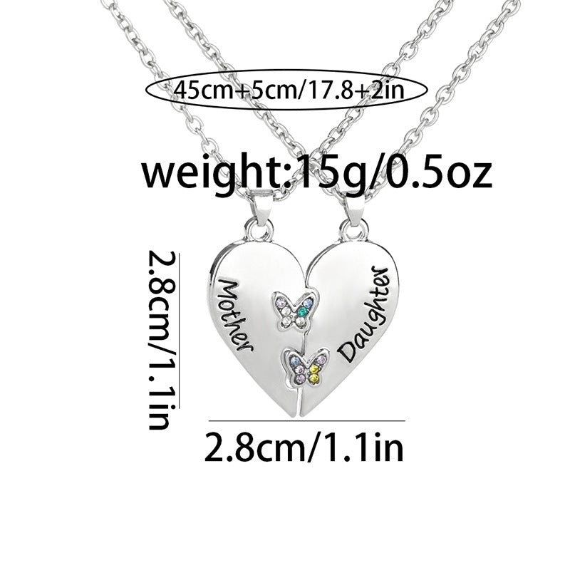 Graceful Creative Mother's Day Gift Heart-shaped Necklaces