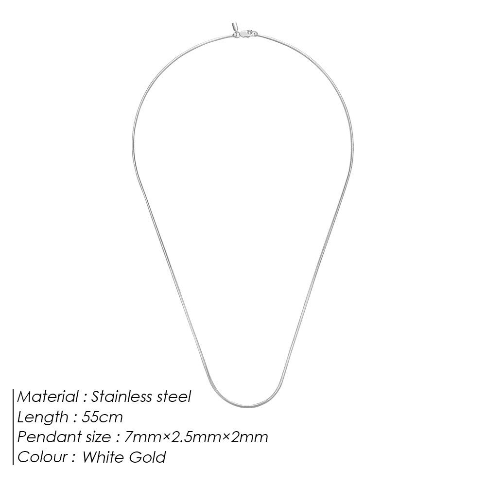Men's Fashion Simple Clavicle Chain Korean Style Matching Clothes Necklace