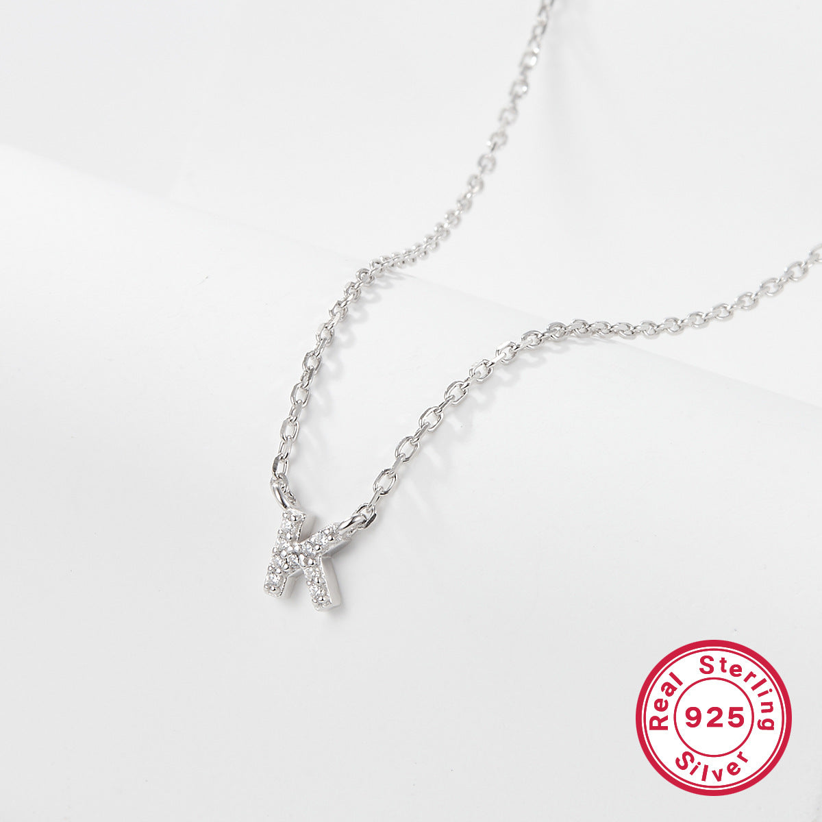 Women's Sier Minority Simple Clavicle Chain Beaded Necklaces