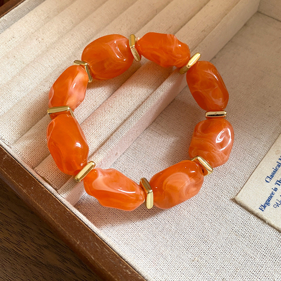 Flowers Open-ended Design Personalized Light Luxury Bracelet