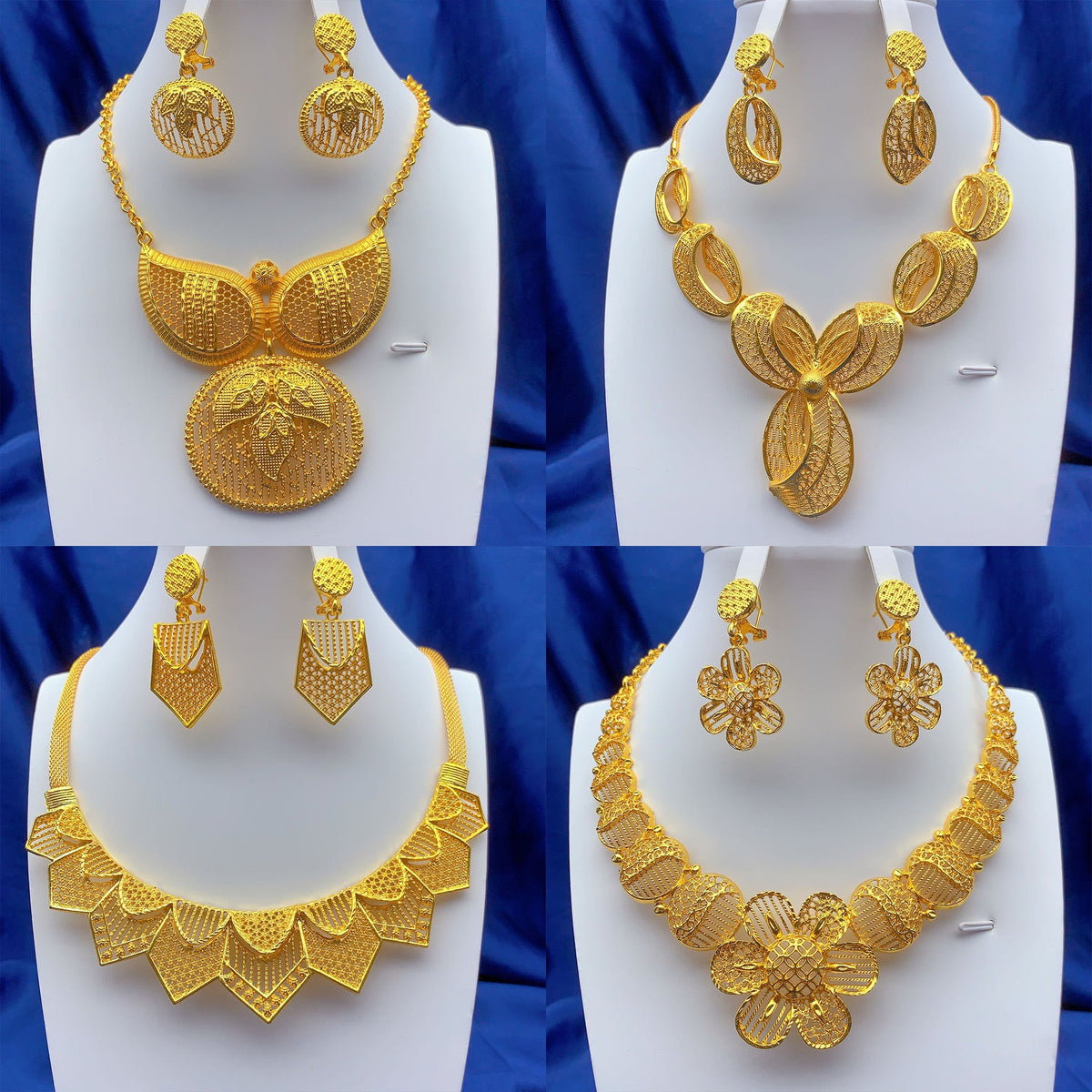 Nigeria Flower Bow Tie Peach Heart Window Pendant
