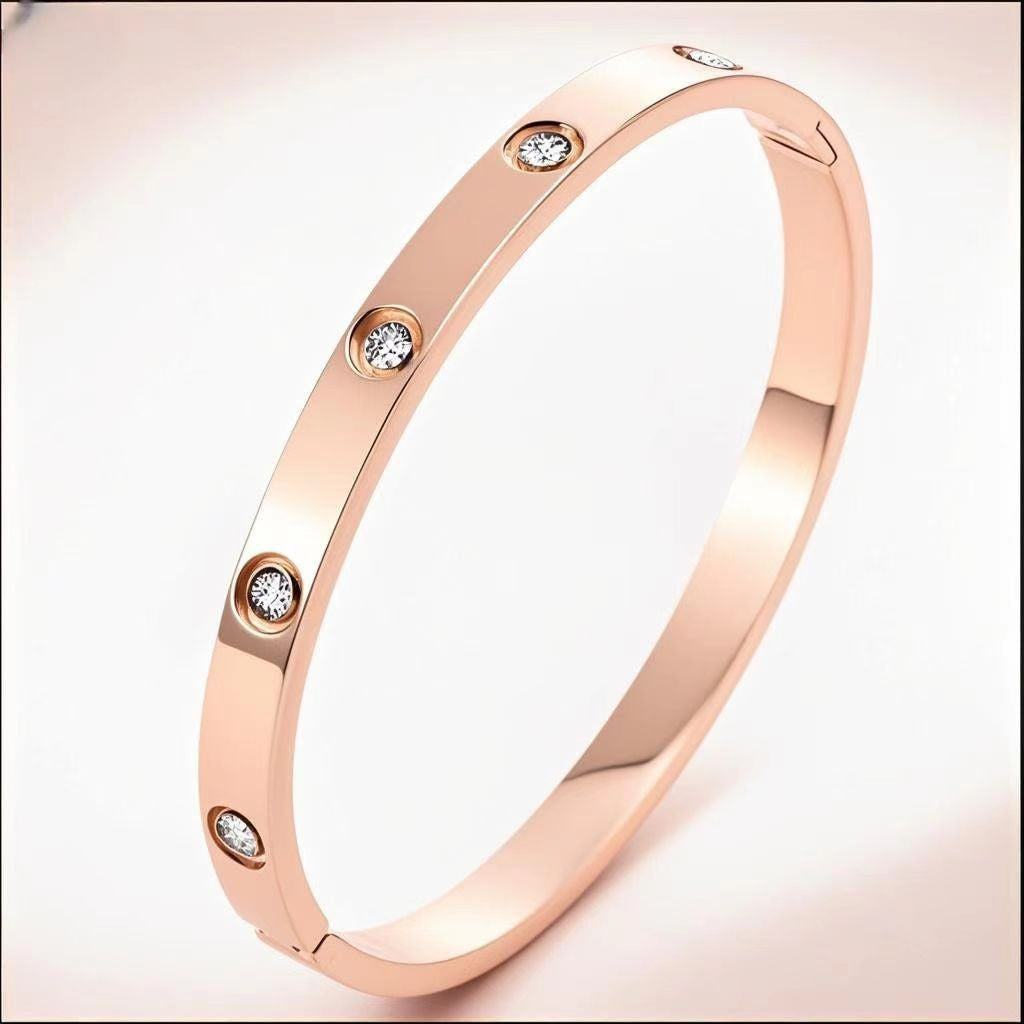 Stainless Steel Light Luxury Stylish Simple Bracelet
