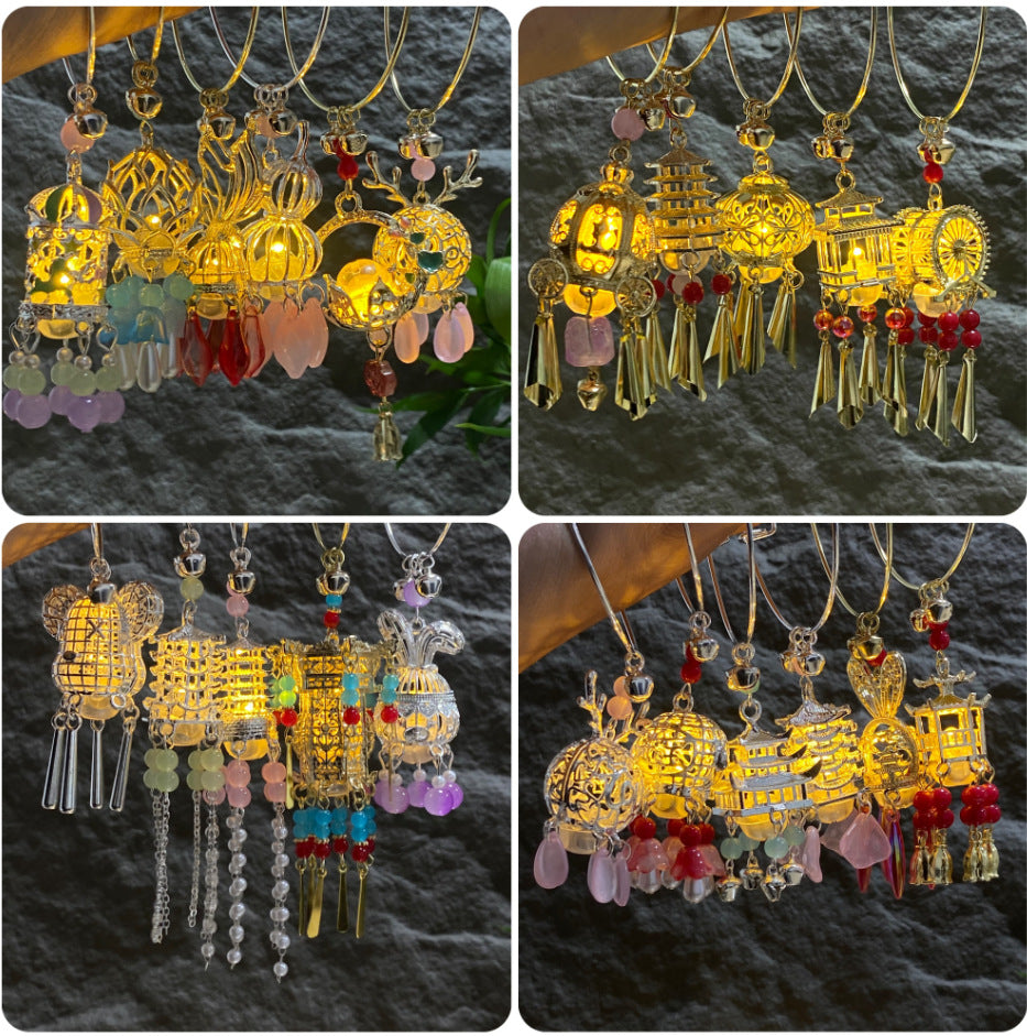 Lantern Luminous Palace Style With Light Antique Daily Han Bracelet