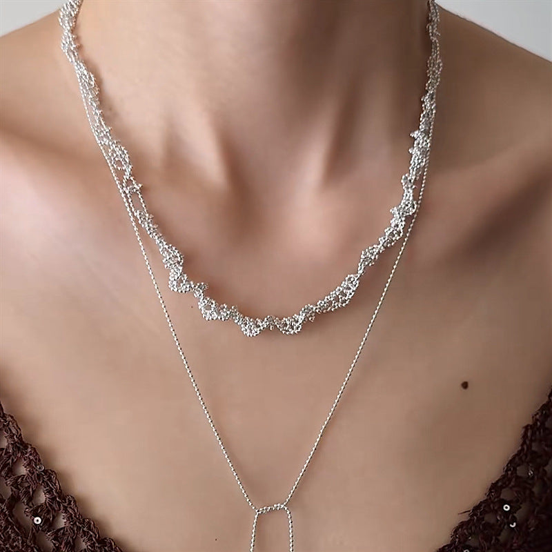 Long Style Woven Cotton Multiple Ways To Necklace