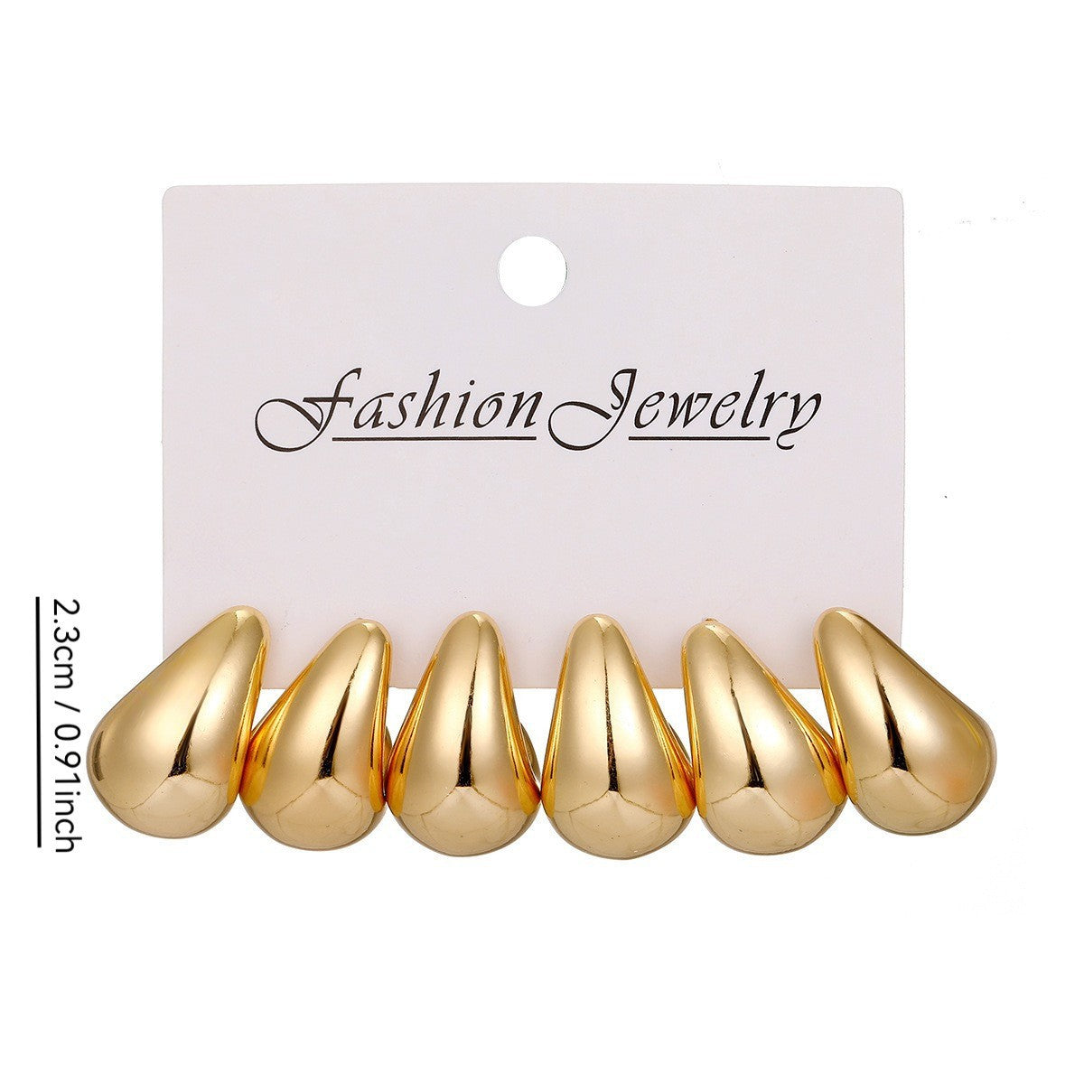 Shaped High Sense Water Drop Simple Earrings