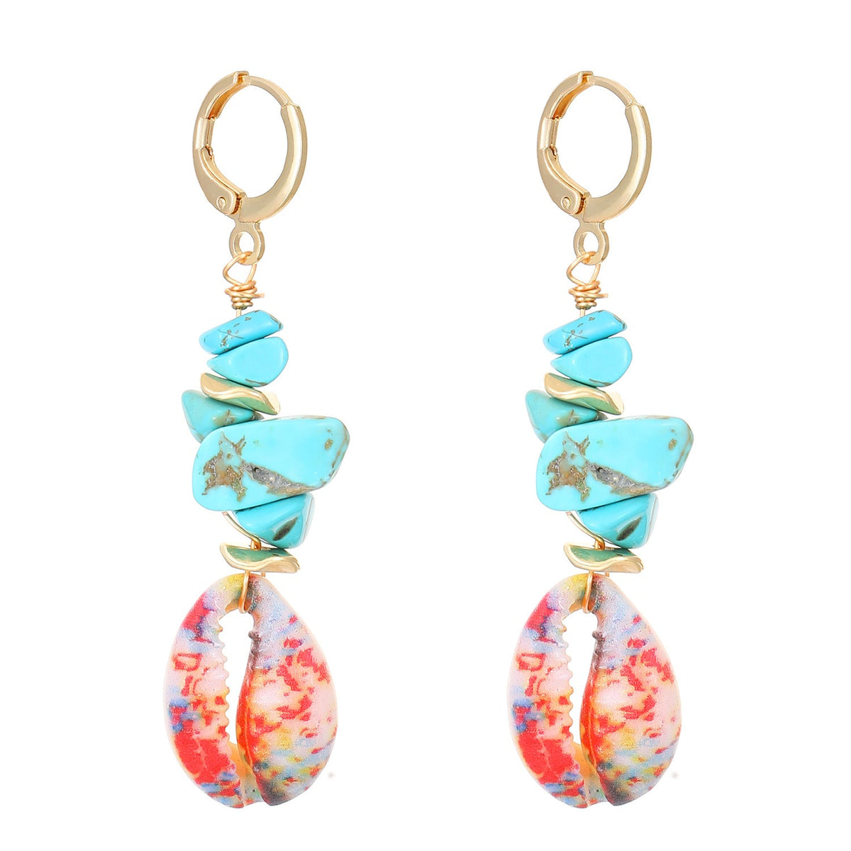 Starfish Spiral Pattern Ear Wind High Sense Ocean Jewelry Set