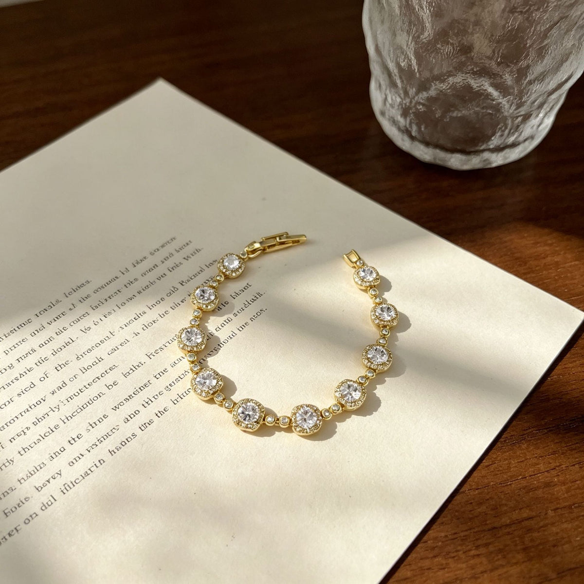 Women's Source Zircon Massive Style High Color Retention Dopamine Bracelet