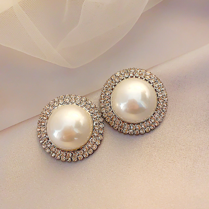 Luxury Mermaid Pearl Fashion High Sense Earrings
