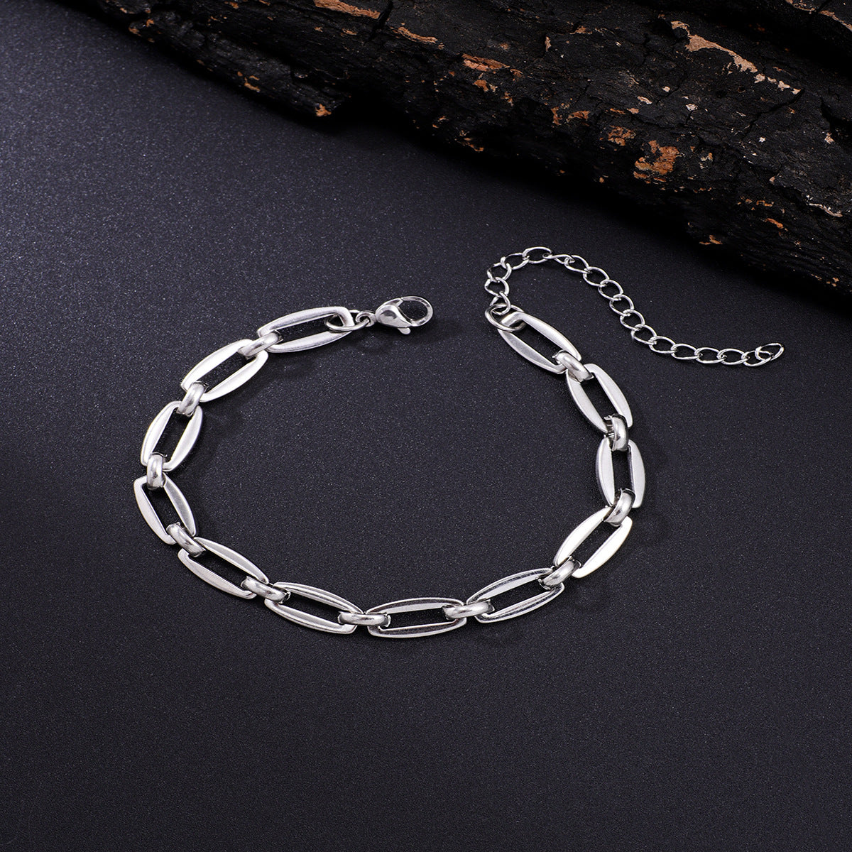 Women's & Men's Retro Stainless Steel Hip Hop Cuban Bracelet