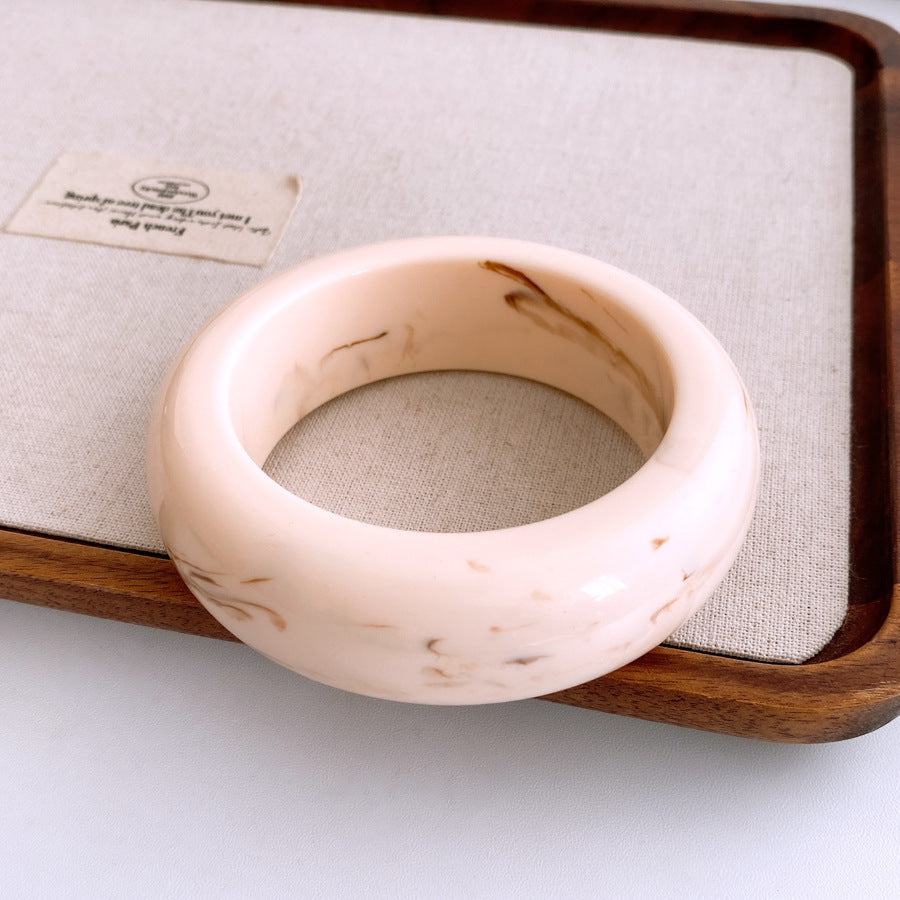 Acrylic Blooming Round Atmospheric Commute Minimalist Niche Bracelet