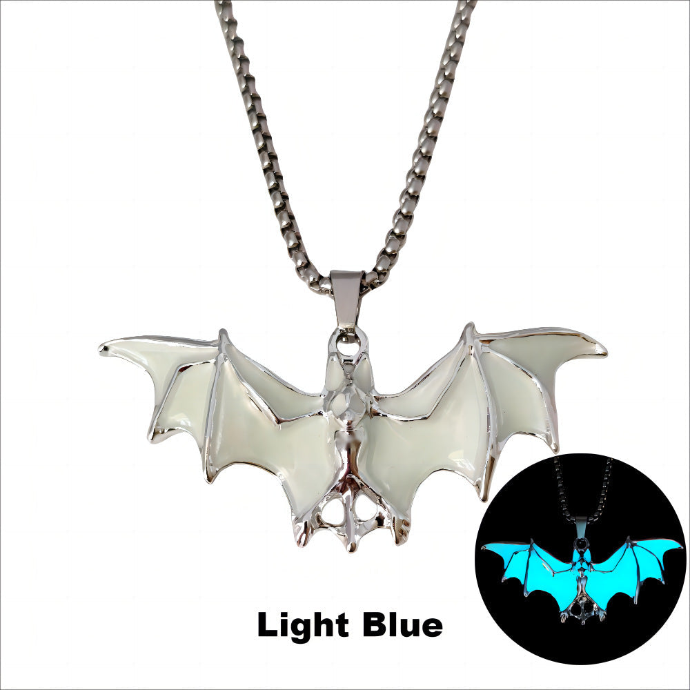 Dark Luminous Vampire Bat Cool Street Pendants