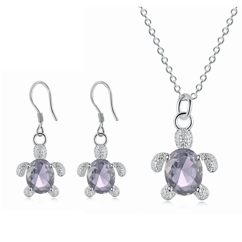 Casual Women's Fashion Niche Design Crystal Jewelry Set