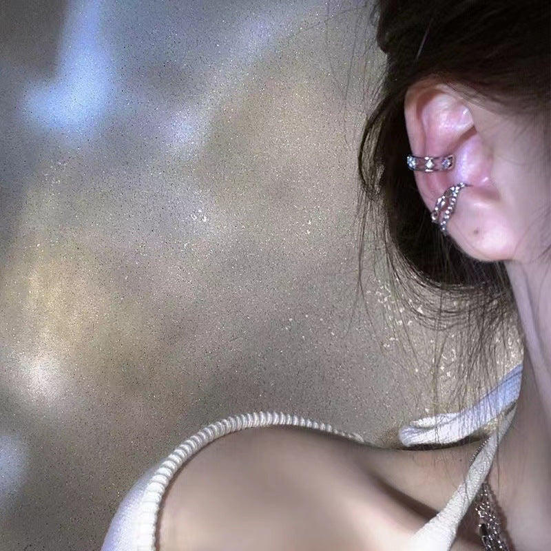 Stars Butterfly Female Niche Design Versatile Personality Without Pierced Ears Ear Clip
